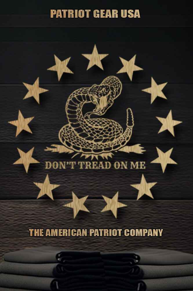 The "Don't Tread on Me" motto originates from the American Revolution and is closely associated with the Gadsden flag, which features a coiled rattlesnake ready to strike. 