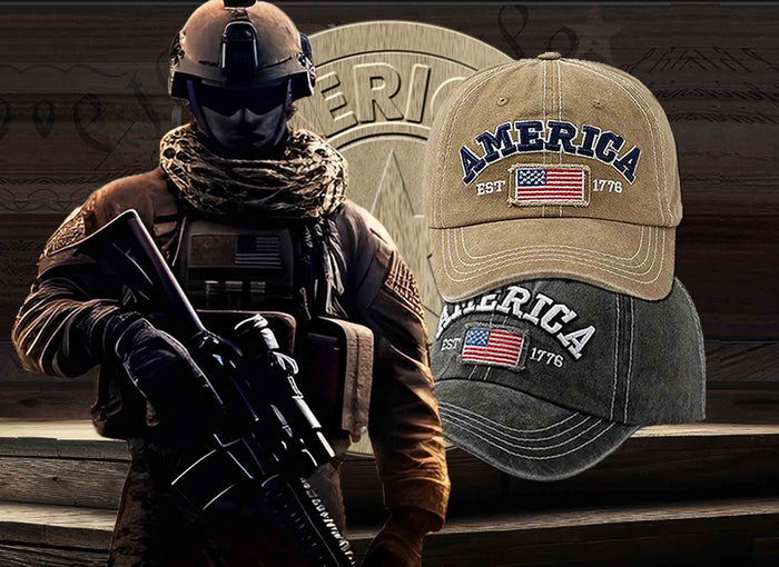 Patriot Apparel Embroidered Head Gear USA
