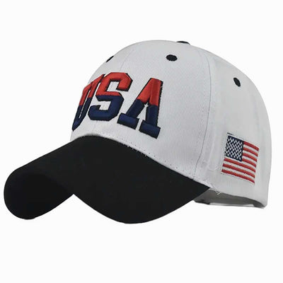 Flag Baseball White USA American Outfitters Patriot Apparel