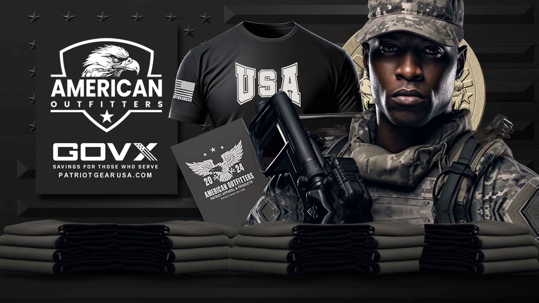 Patriot Gear USA Apparel Store. Shop Patriot Gear and Patriotic Apparel at American Outfitters clothing store. We donate 100% of our revenue above operating costs to community organizations that support faith, family, and country. We are The American Patriot Company.