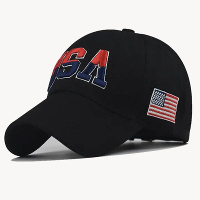 USA Flag Baseball Black Patriot Gear American Outfitters